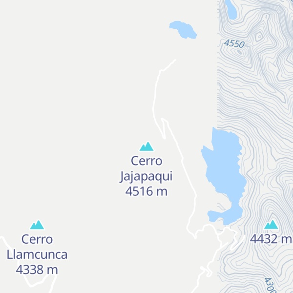 Map of Cerro Jajapaqui