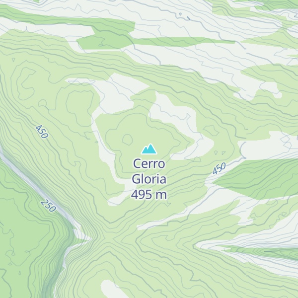 Map of Cerro Gloria
