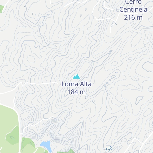 Map of Loma Alta