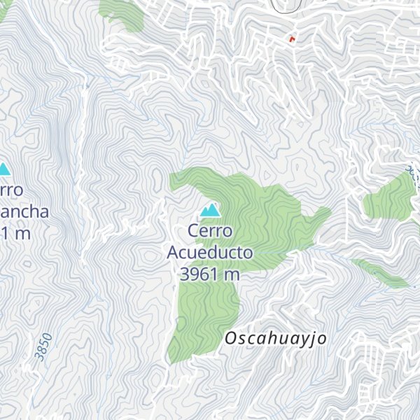 Map of Cerro Acueducto