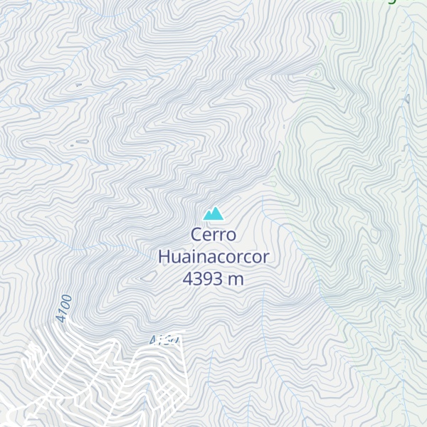 Map of Cerro Huainacorcor