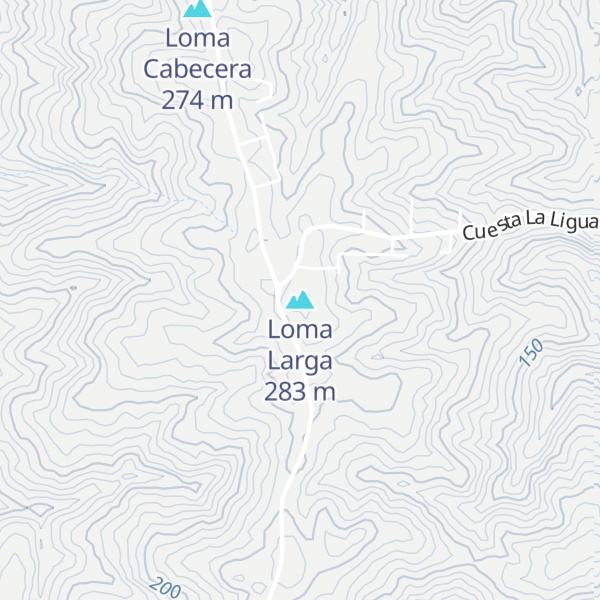 Map of Loma Larga