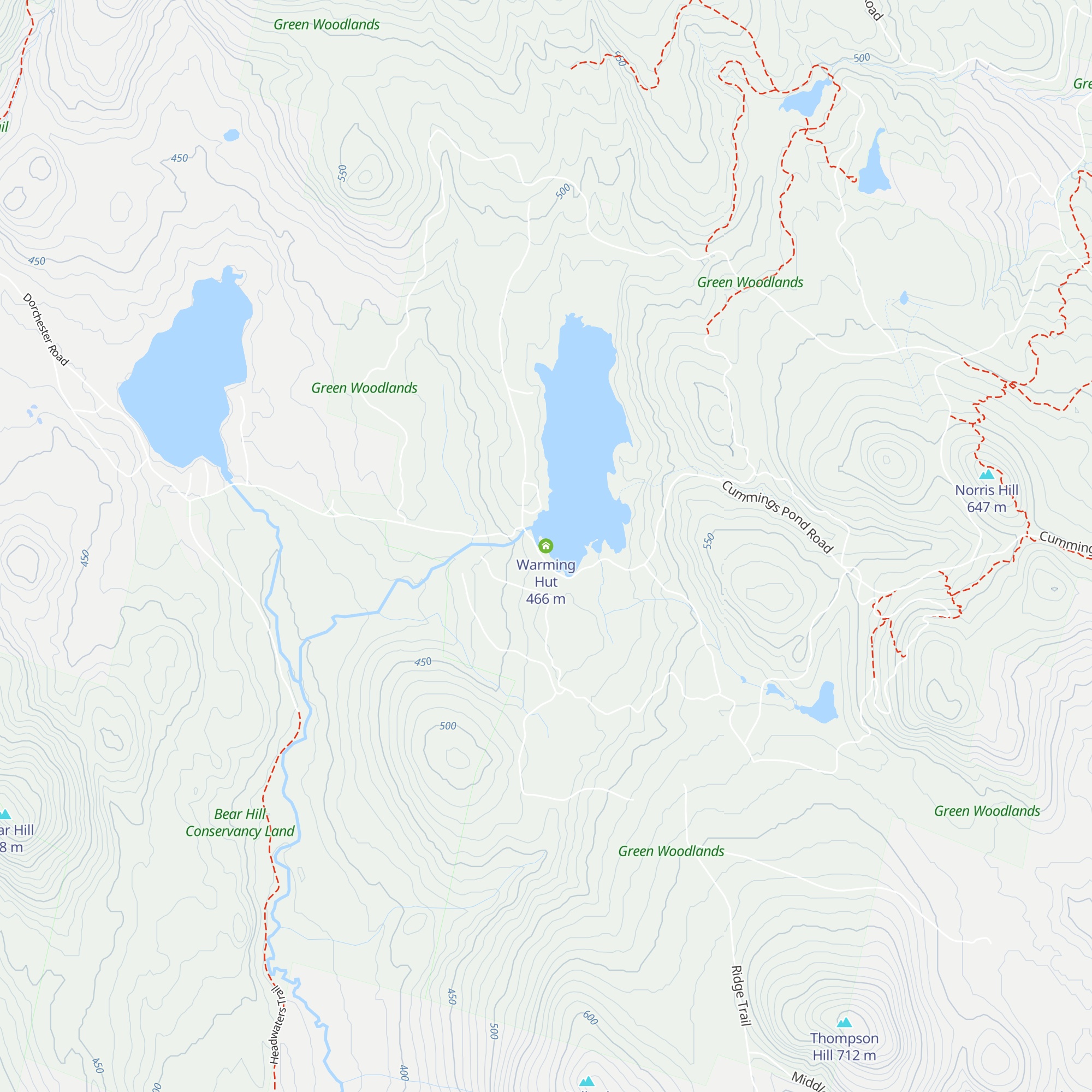 Warming Hut map