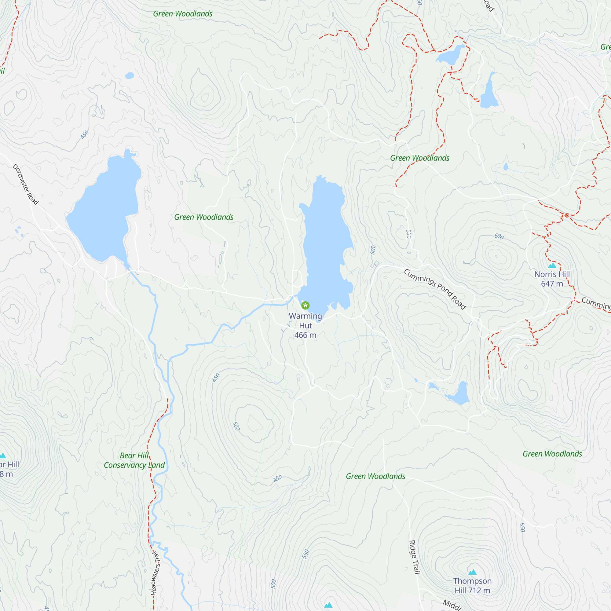 Warming Hut map