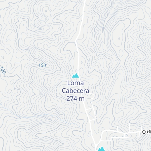 Map of Loma Cabecera