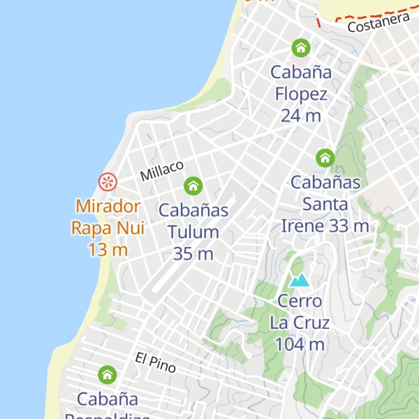 Map of Cabaña Martínez