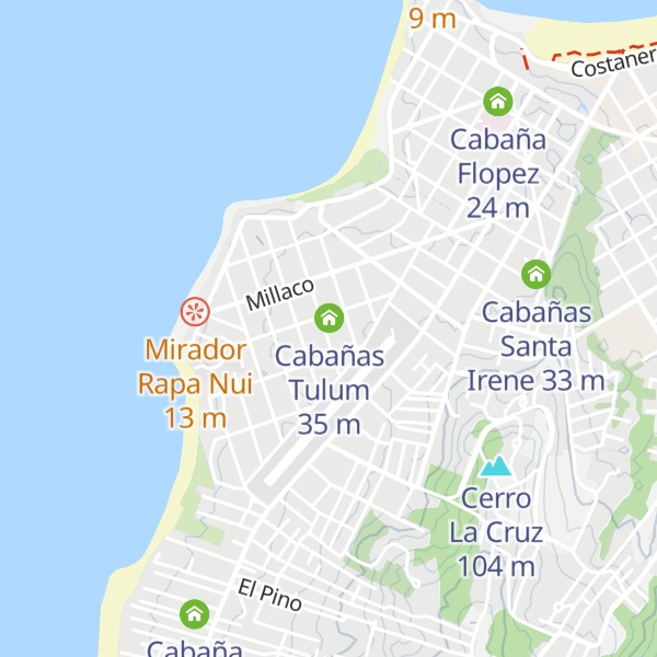 Map of Cabaña José Fernández