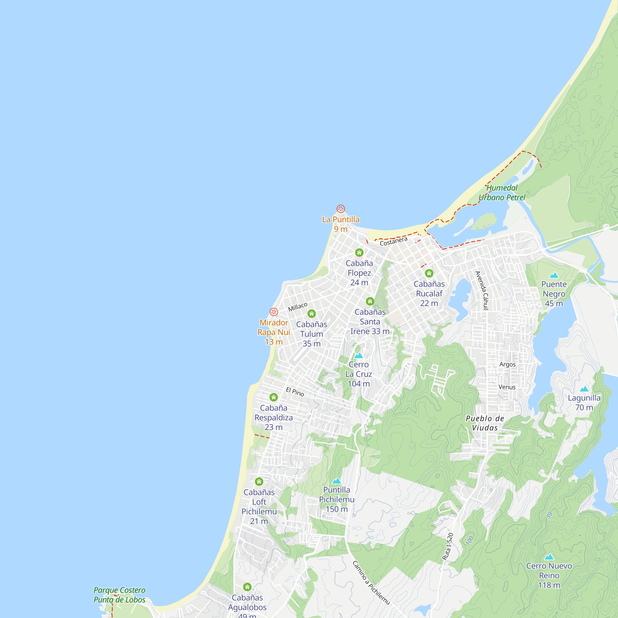 Cabaña Fernandez map
