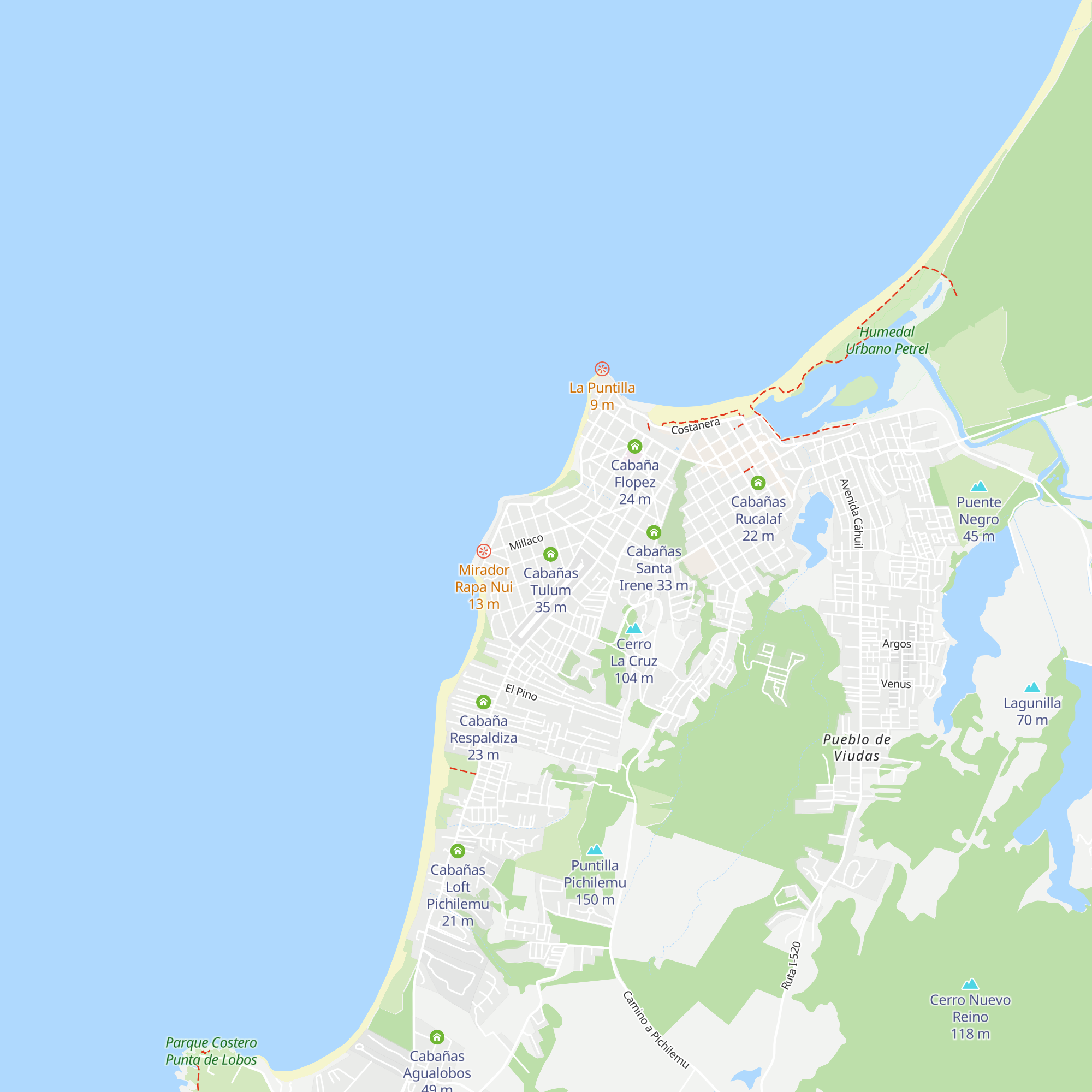 Cabaña Fernandez map