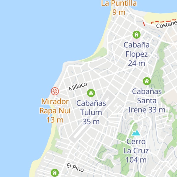 Map of Cabaña Fernandez