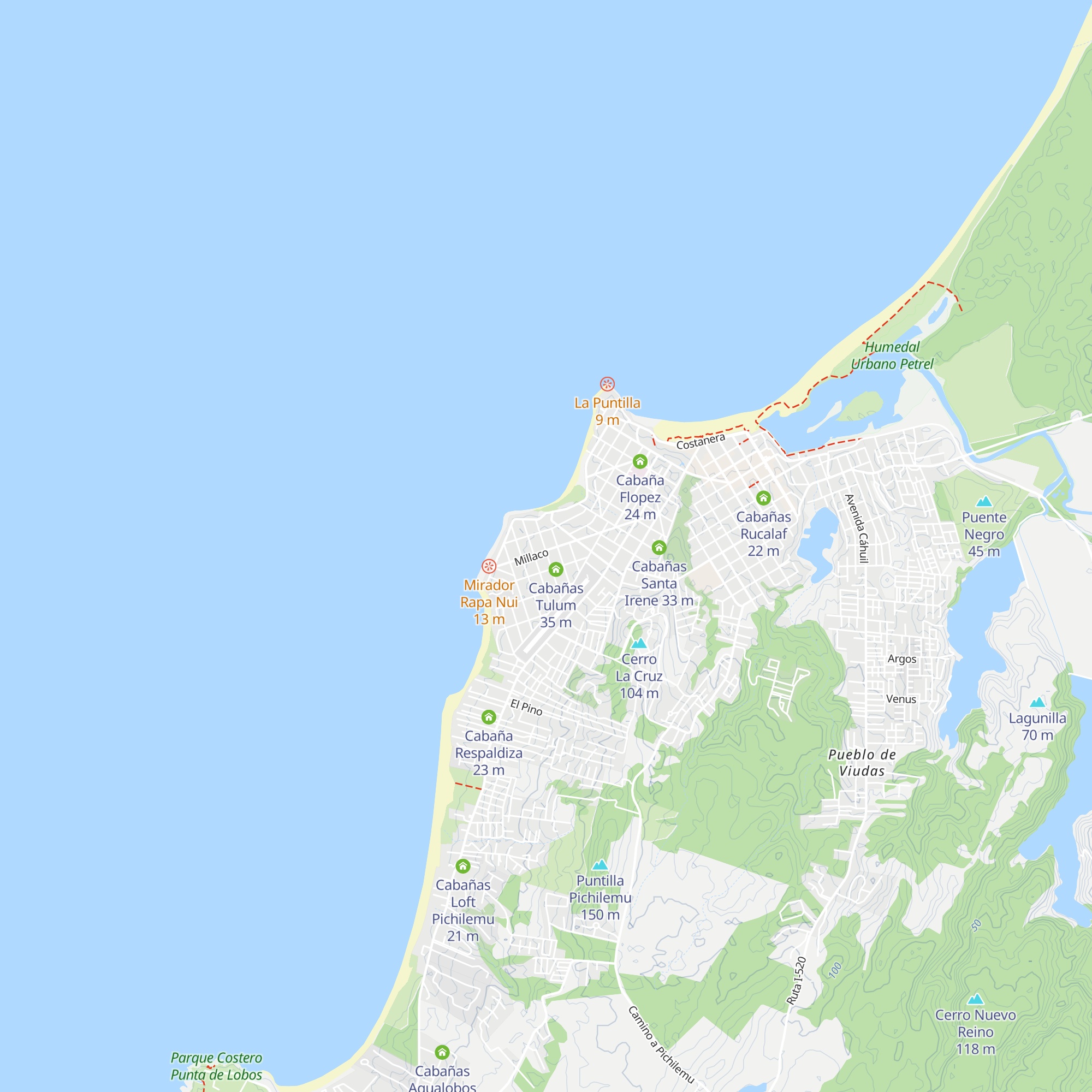 Cabaña Flo Croxatto map