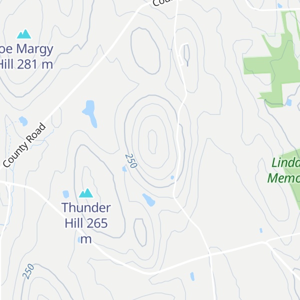 Map of Coatney Hill