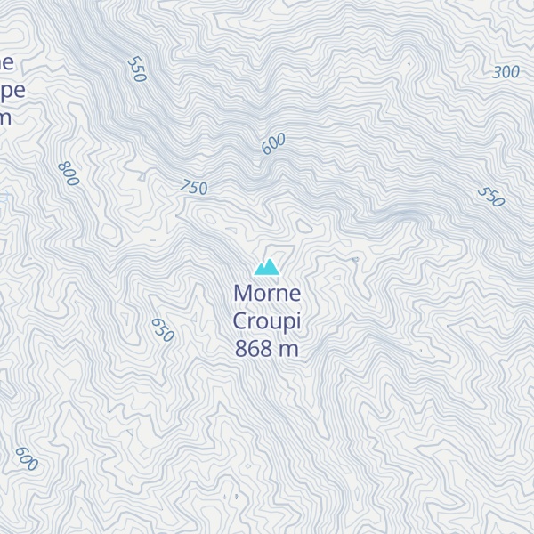 Map of Morne Croupi