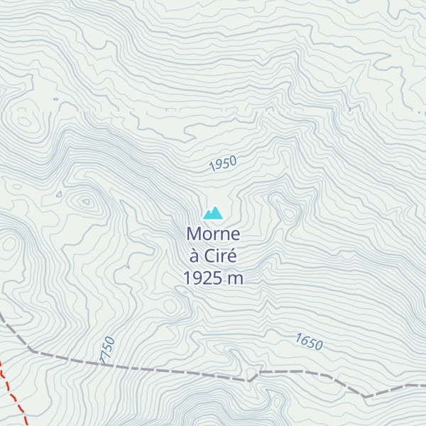 Map of Morne à Ciré