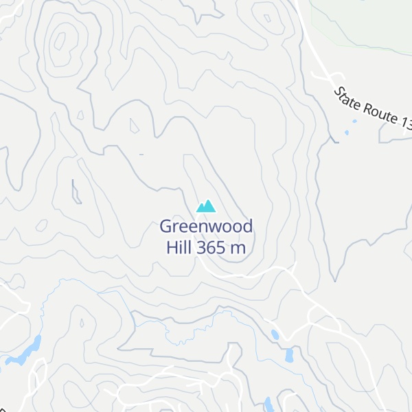 Map of Greenwood Hill