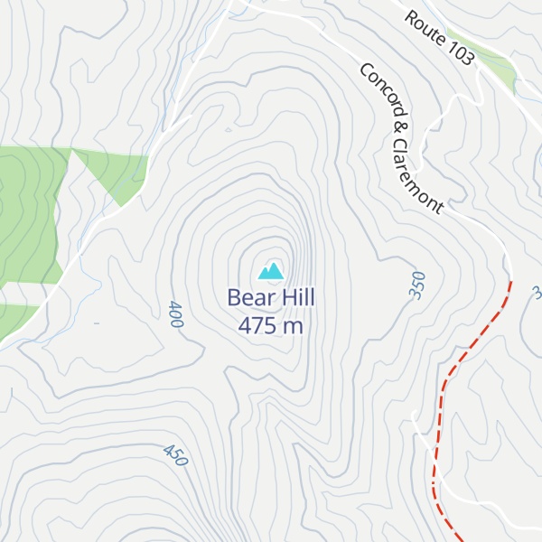 Map of Bear Hill