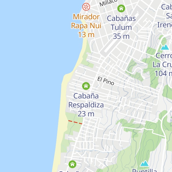 Map of Cabaña Respaldiza