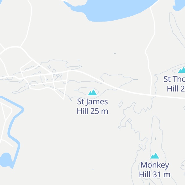 Map of St James Hill