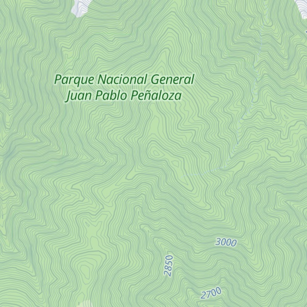 Map of Paramo La Tigra
