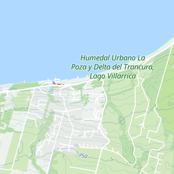 Map of Cabañas Altomisimali Pucón