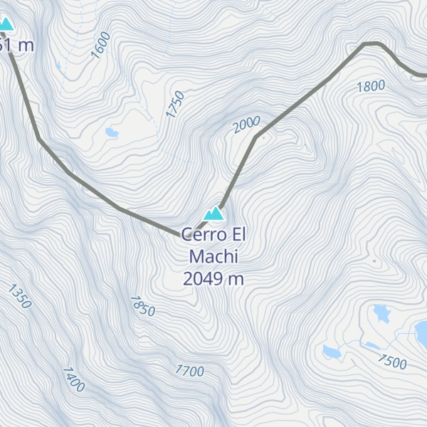 Map of Cerro El Machi