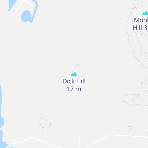 Map of Dick Hill
