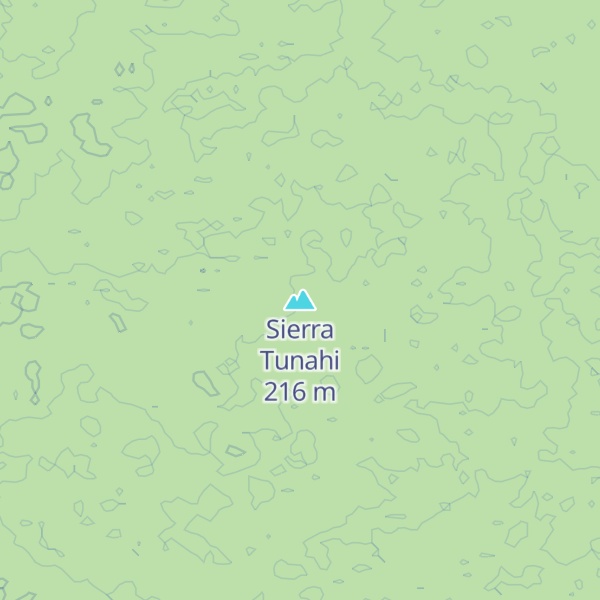 Map of Sierra Tunahi