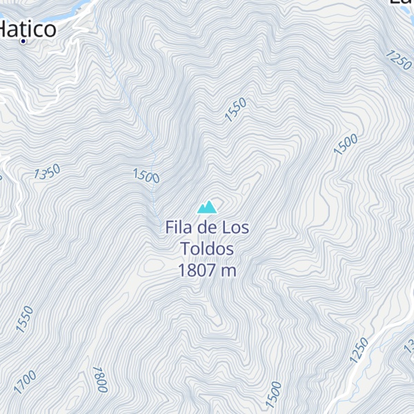 Map of Fila de Los Toldos