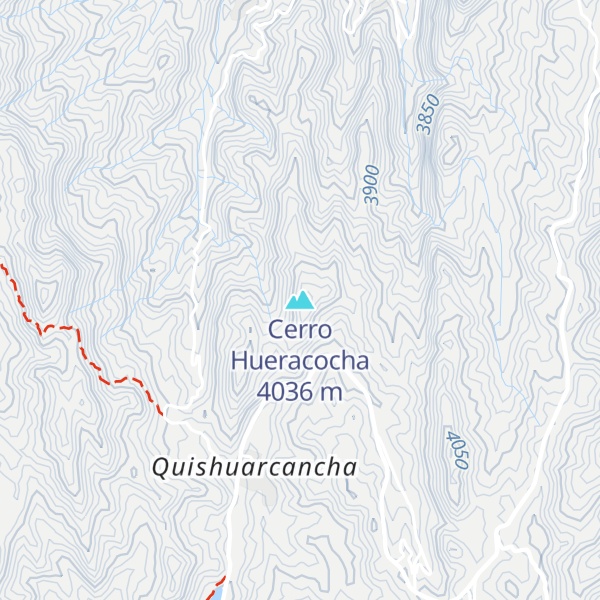 Map of Cerro Hueracocha