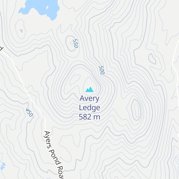Map of Avery Ledge