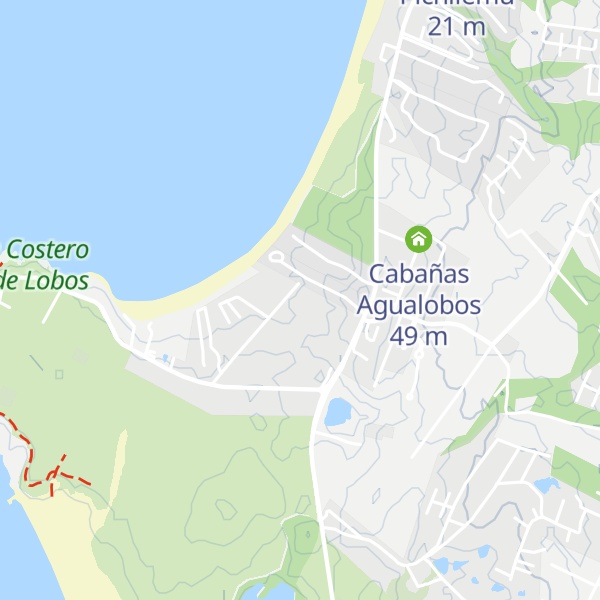 Map of Cabañas Loica