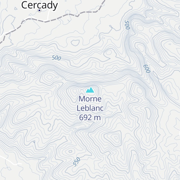 Map of Morne Leblanc