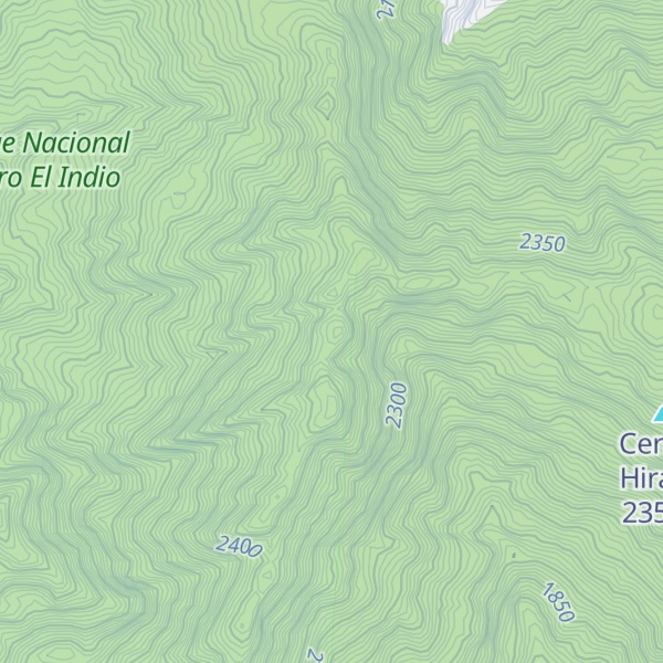Map of Cerro Santa Teresa