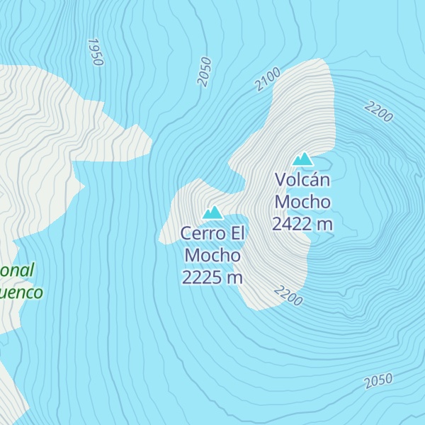 Map of Cerro El Mocho