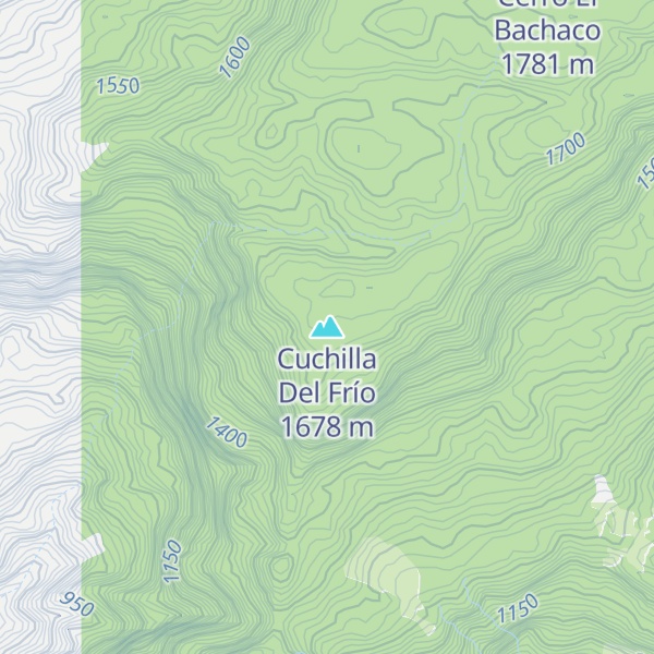 Map of Cuchilla Del Frío