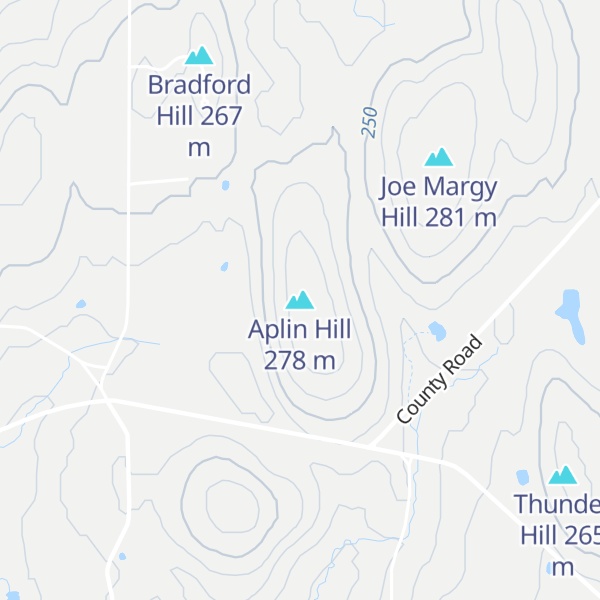 Map of Aplin Hill