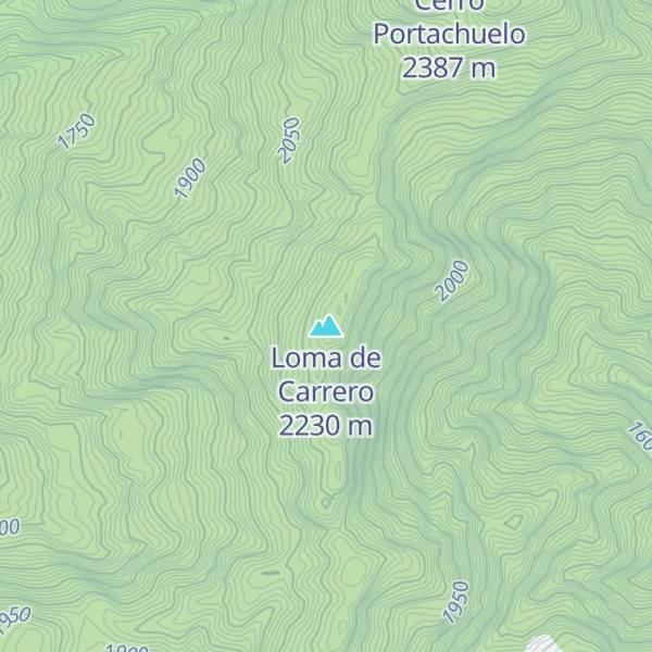 Map of Loma de Carrero
