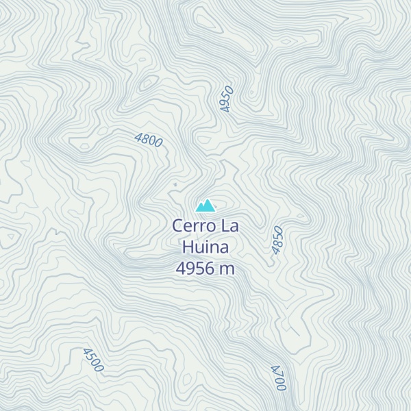 Map of Cerro La Huina