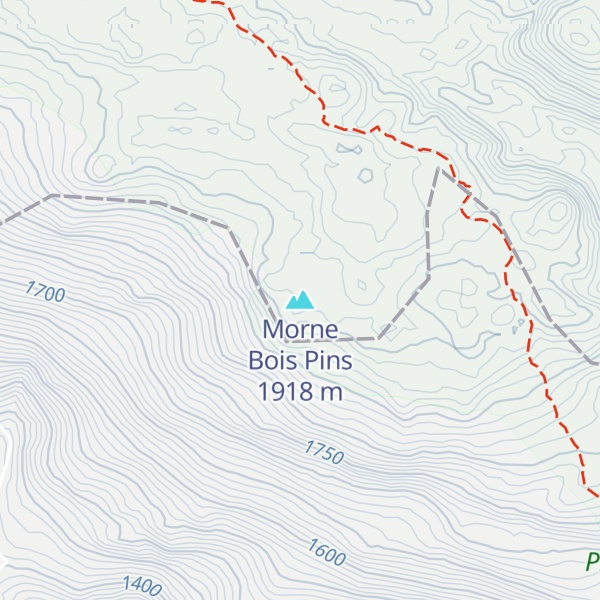 Map of Morne Bois Pins