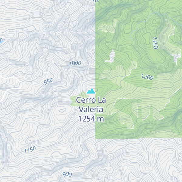 Map of Cerro La Valeria