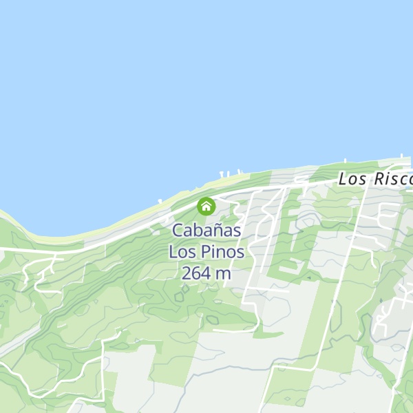 Map of Cabañas Los Pinos
