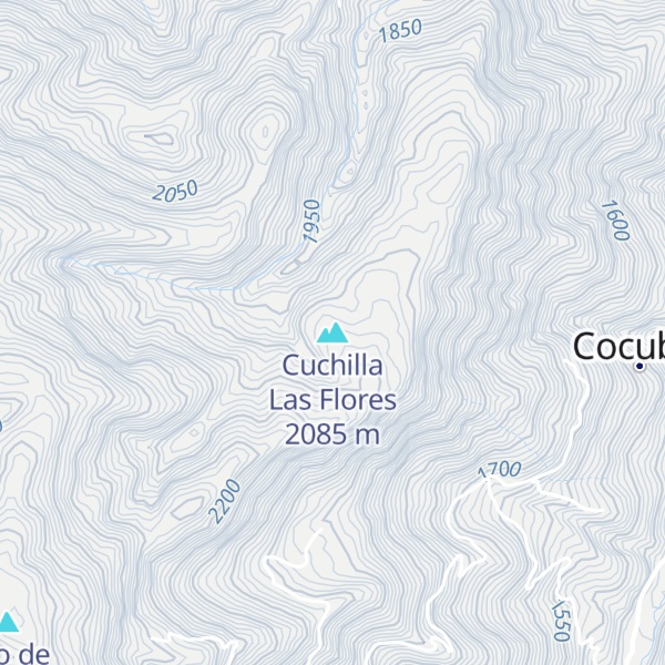 Map of Cuchilla Las Flores