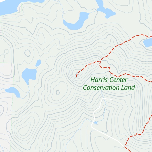 Map of Thumb Mountain