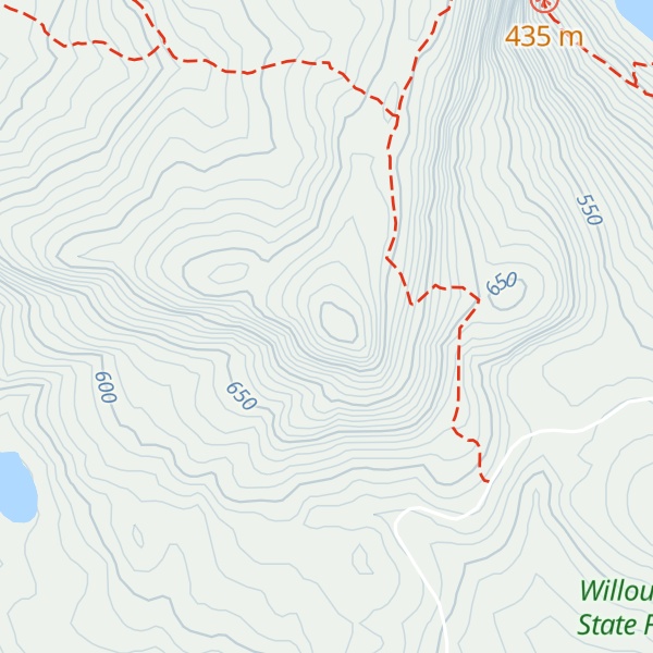 Map of Mount Hor