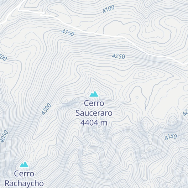 Map of Cerro Sauceraro