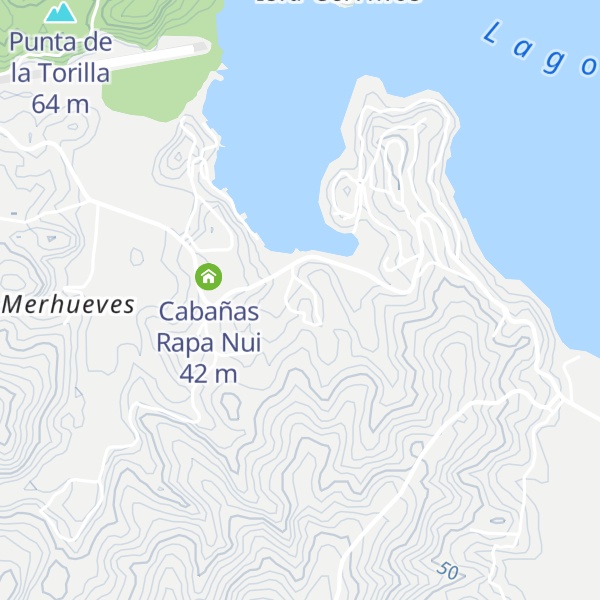 Map of Cabañas Lago Vichuquen