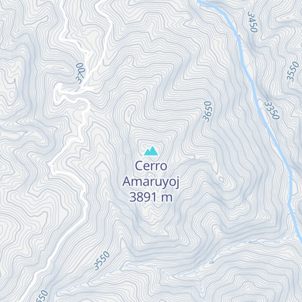 Map of Cerro Amaruyoj