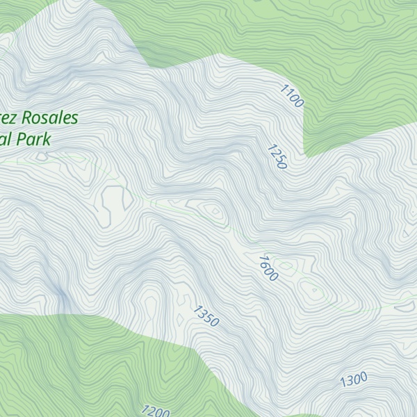 Map of Cerro Cenizos