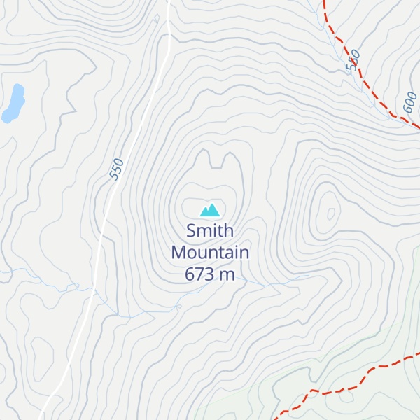 Map of Smith Mountain