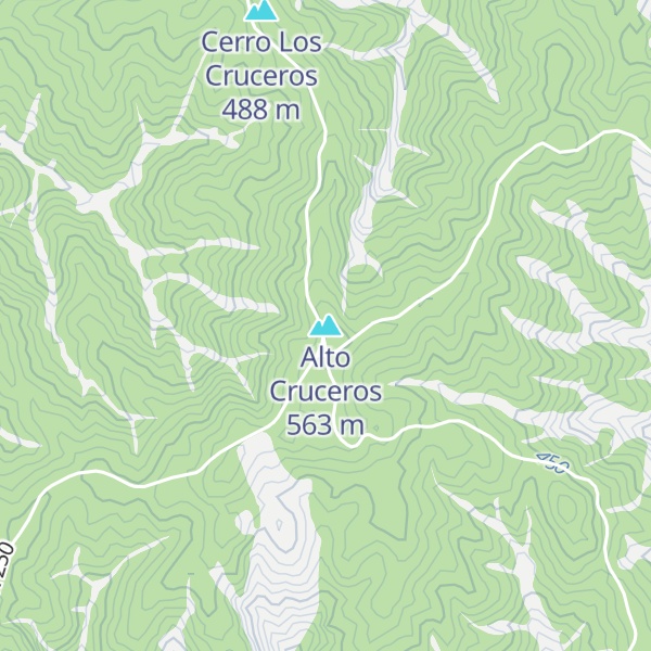 Map of Alto Cruceros
